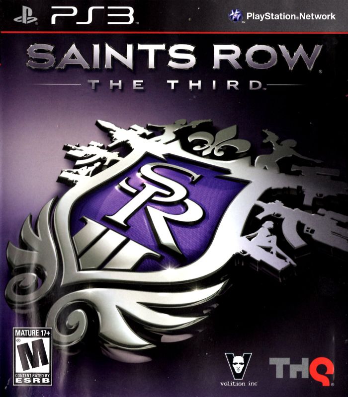 Saints Row: The Third box art for Playstation 3